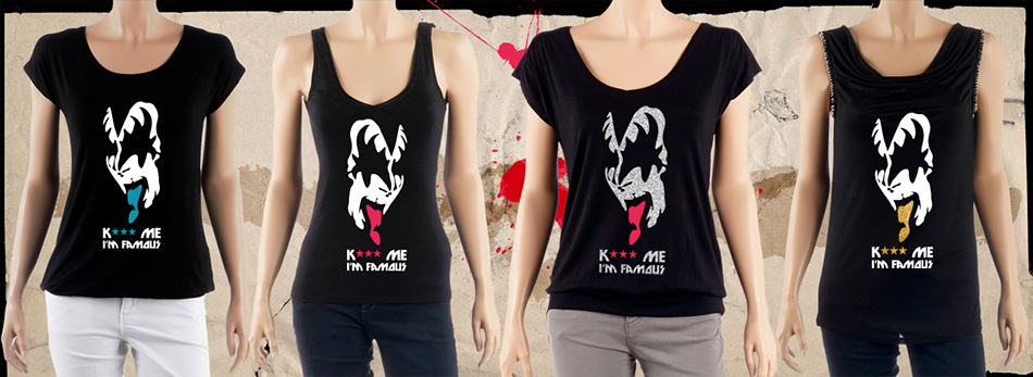 Kiss simulation T-shirts